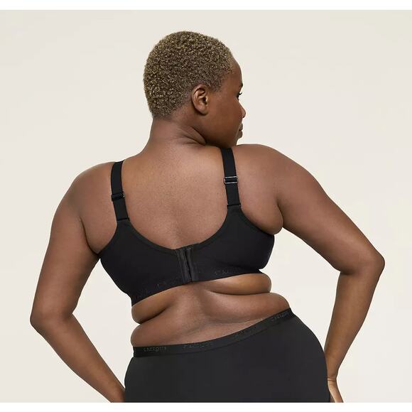 NWT Cacique Unlined‎ Full Coverage No Wire Black Bra size 54B - Picture 2 of 8